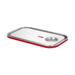Couvercle gastronorme avec bord en silicone