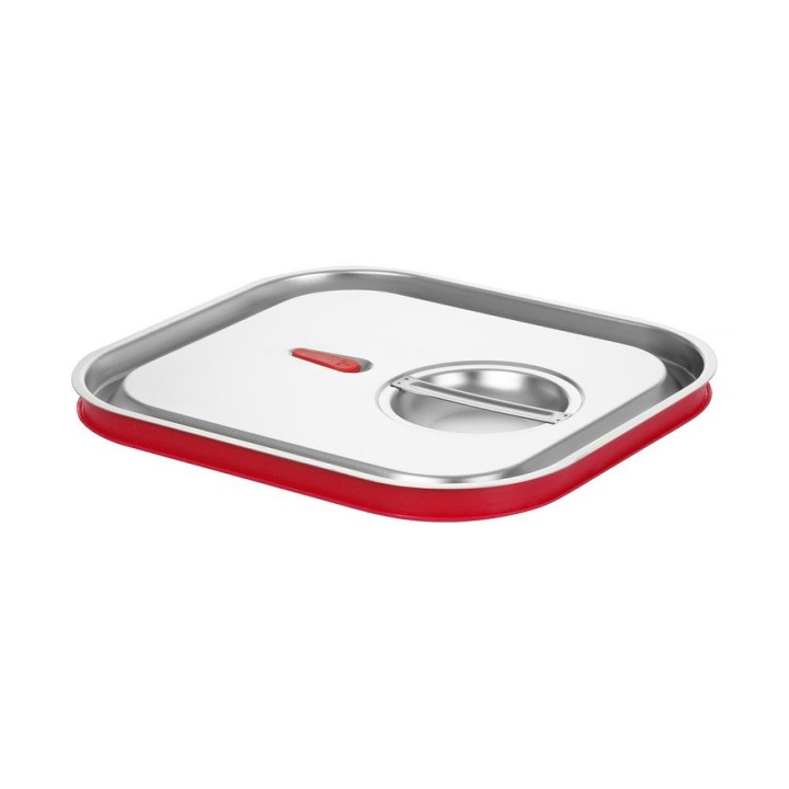 Couvercle gastronorme avec bord en silicone