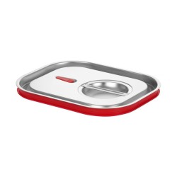 Couvercle gastronorme avec bord en silicone