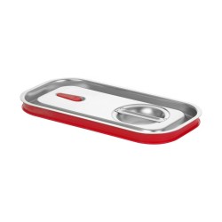Couvercle gastronorme avec bord en silicone
