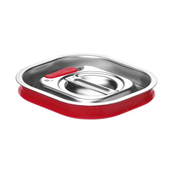Couvercle gastronorme avec bord en silicone