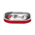 Couvercle gastronorme avec bord en silicone