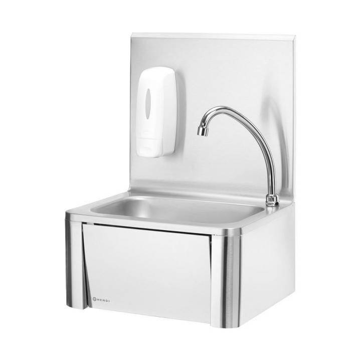 Lave-mains sans contact, avec commande genou