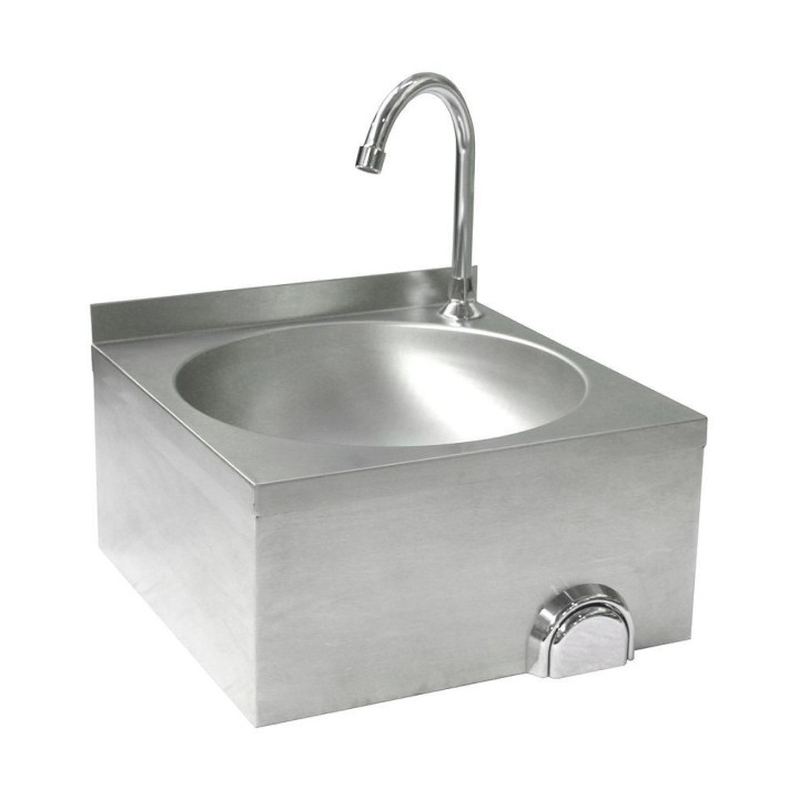 Lave-mains avec commande genou
