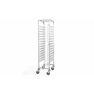 Chariot porte-plateaux - 15 x GN 1/1