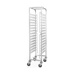Chariot porte-plateaux - 15 x GN 1/1