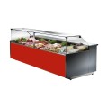 COMPTOIR VITRINE REFRIGERE VENTILE (1150 MM), VITRES DROITES, L 1040 MM FM1010VD TECNODOM