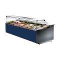 COMPTOIR VITRINE REFRIGERE VENTILE (1150 MM), VITRES DROITES, L 1040 MM FM1010VD TECNODOM