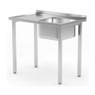 Table d’évier, vissée