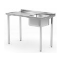 Table d’évier, vissée