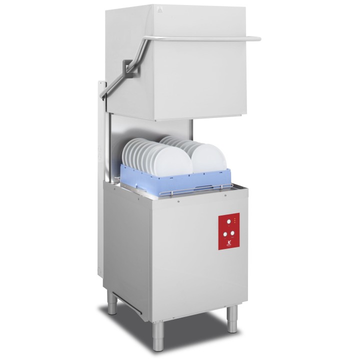 LAVE-VAISSELLE A CAPOT ELECTROMECANIQUE TRIPHASE AVEC DOSEUR A SAVON & DOSEUR DE RINCAGE DTR60D ELETTROBAR