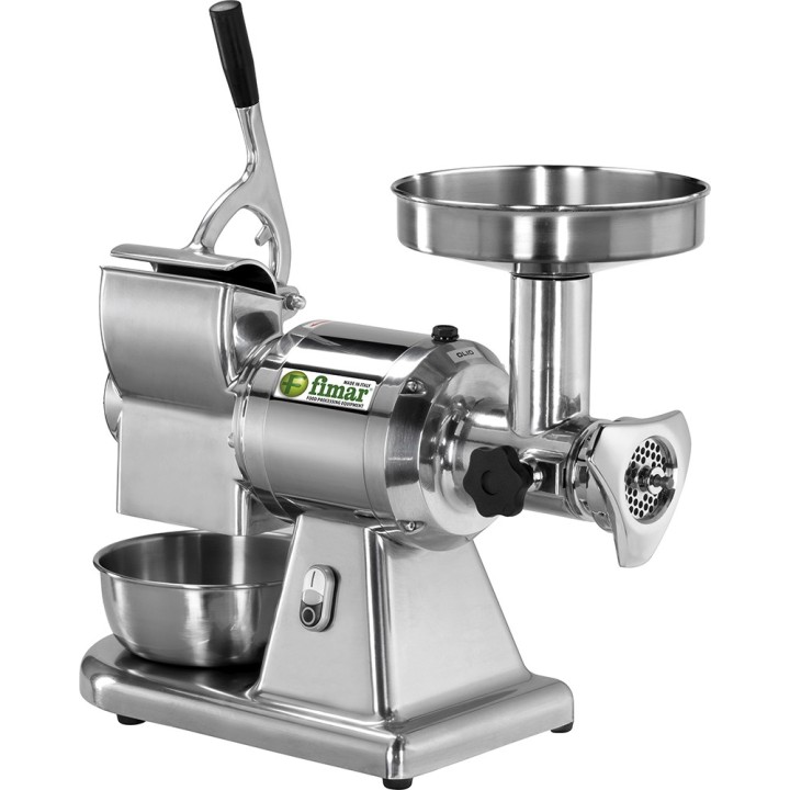 PROFESSIONELE COMBI VLEESMOLEN + PARMEZAANRASP BTG12 FIMAR