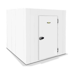 CHAMBRE DE CONGELATION ISO 80 AVEC SOL, DIMENSIONS EXTERIEURES L 1600 X P 1600 X H 2060 MM + 60 MM MCA160x160N JKS