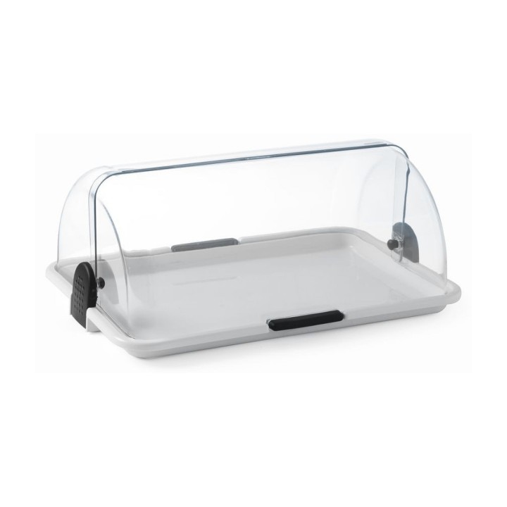 Vitrine à couvercle coulissant Roll top