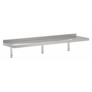 ETAGERE MURALE PLEINE FIXE 1 NIVEAU - L 1800 MM JEMP1-18040