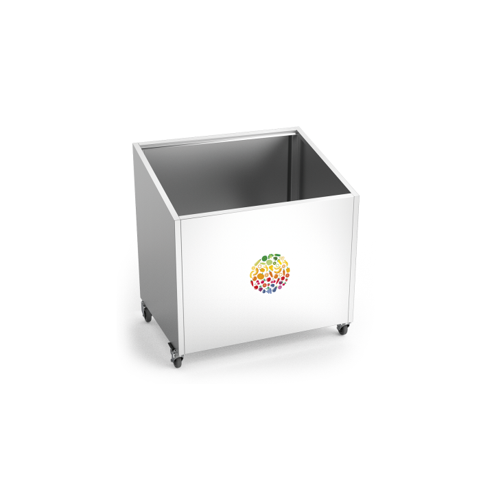 TOONBANK VOOR GROENTEN & FRUIT IN RVS L075610