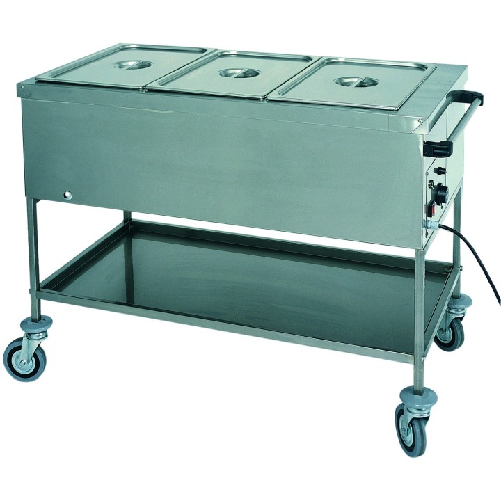 CHARIOT BAIN-MARIE 3 X GN 1/1 ICBM311 FORCAR