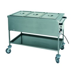 BAIN-MARIE TROLLEY 4 X GN 1/1 ICBM411 FORCAR