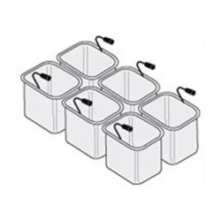 KIT 6 MANDEN VOOR PASTAKOKER GN1/6 - VOOR SERIE 900 E399548 TECNOINOX