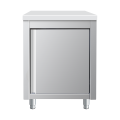 Placard central inox - portes battantes - 600 × 600 × 850 mm