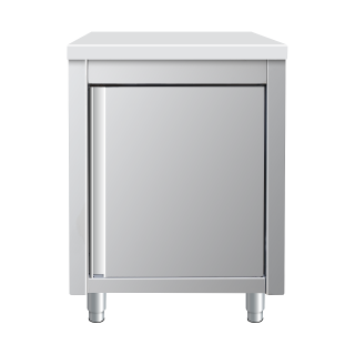 Placard central inox - portes battantes - 600 × 700 × 850 mm