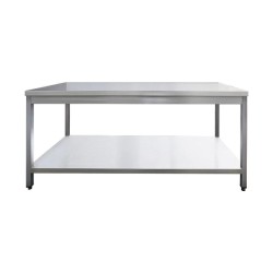 RVS centrale werktafel - 700 × 600 × 850 mm