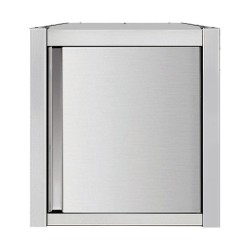 Placard mural inox - portes battantes - 600 × 400 × 650 mm