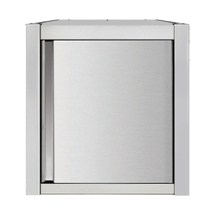 Placard mural inox - portes battantes - 600 × 400 × 650 mm