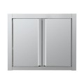 RVS wandkast - draaideuren - 800 × 400 × 650 mm