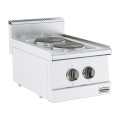 BASE 600 CUISINIÈRE AVEC PLAQUE ÉLECTRIQUE 2 PL.