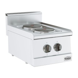 BASE 600 CUISINIÈRE AVEC PLAQUE ÉLECTRIQUE 2 PL.