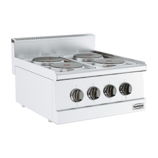 BASE 600 CUISINIÈRE AVEC PLAQUE ÉLECTRIQUE 4 PL.