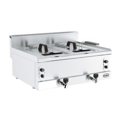 BASE 600 FRITEUSE A GAZ. 2X8L  **ATTENTION