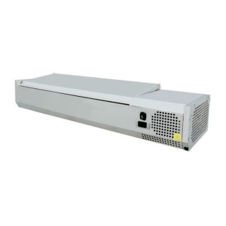 SALADETTE REFRIGEREE 3 x GN 1/3 + 1 x GN 1/2, AVEC COUVERCLE, L 1200 MM FV12T13 SKYRAINBOW