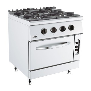 BASE 700 CUISINIERE A GAZ 4 BR. AVEC FOUR À GAZ