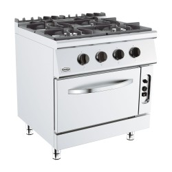 BASE 700 CUISINIERE A GAZ 4 BR. AVEC FOUR À GAZ