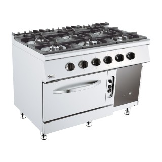 BASE 700 CUISINIERE A GAZ 6 BR. AVEC FOUR À GAZ
