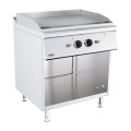 BASE 700 PLAQUES GRILL A GAZ CHROME