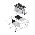 CUISINIÈRE À GAZ 2 BR. 9KW
