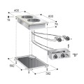 CUISINIÈRE ÉL. 2 PL.