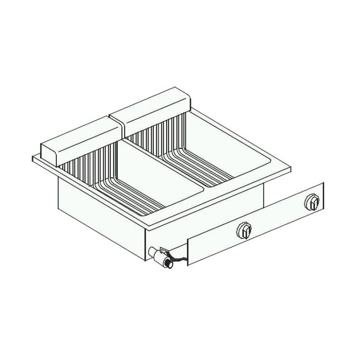 FRITEUSE ÉL. 2X10 L