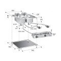 FRITEUSE ÉL. 2X10 L