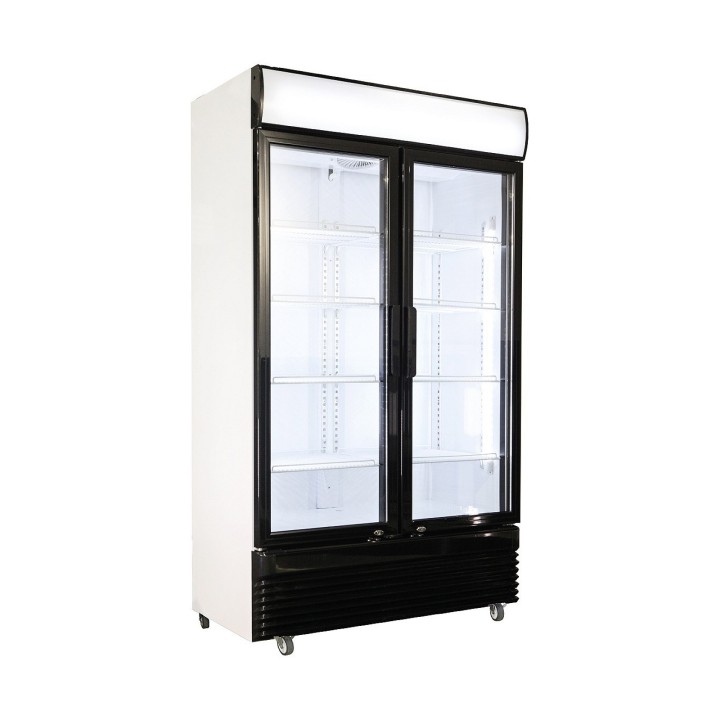 RÉFRIGÉRATEUR 2 PORTES EN VERRE BEZ-780 GD