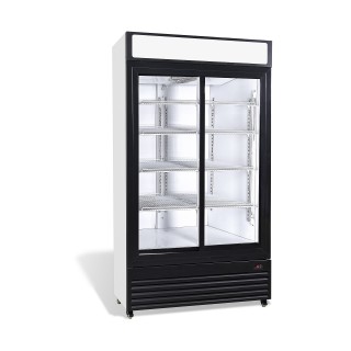 RÉFRIGÉRATEUR AVEC PORTES COULISSANTES EN VERRES BEZ-750 SL
