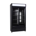 RÉFRIGÉRATEUR AVEC PORTES COULISSANTES EN VERRES BEZ-780 SL NOIR