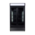 RÉFRIGÉRATEUR AVEC PORTES COULISSANTES EN VERRES BEZ-780 SL NOIR