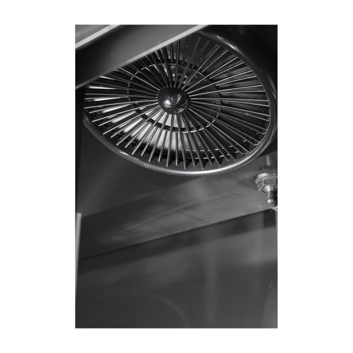 RÉFRIGÉRATEUR AVEC PORTES COULISSANTES EN VERRES BEZ-780 SL NOIR