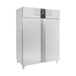 CONGÉLATEUR EN ACIER INOX 2 PORTES