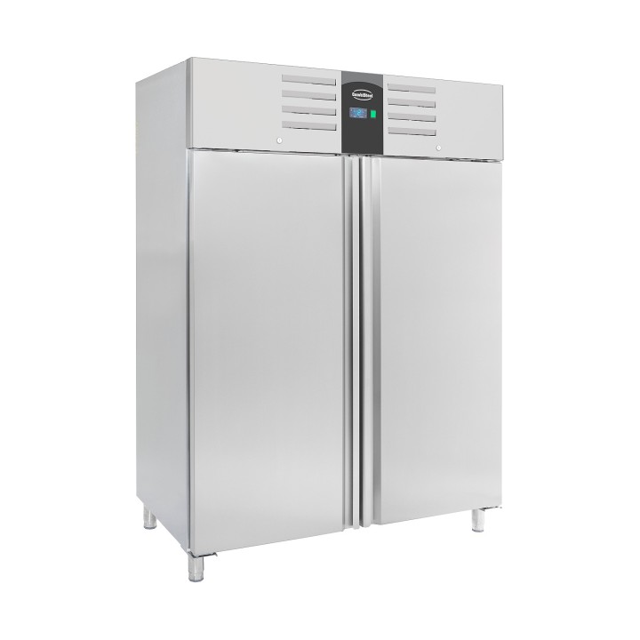 CONGÉLATEUR EN ACIER INOX 2 PORTES
