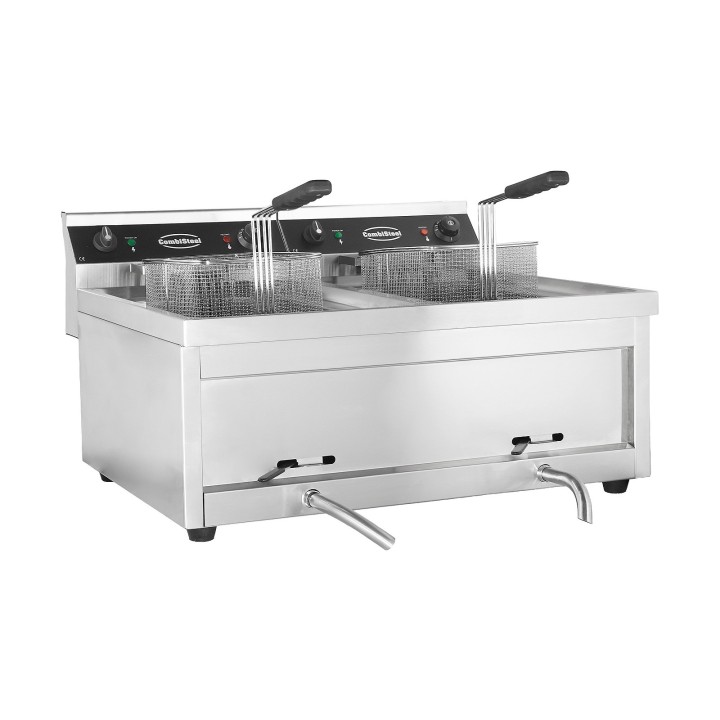 FRITEUSE POSABLE ÉLECTRIQUE 2X12L 2X9KW